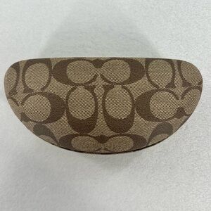 Coach Signature Logo Glasses Case
